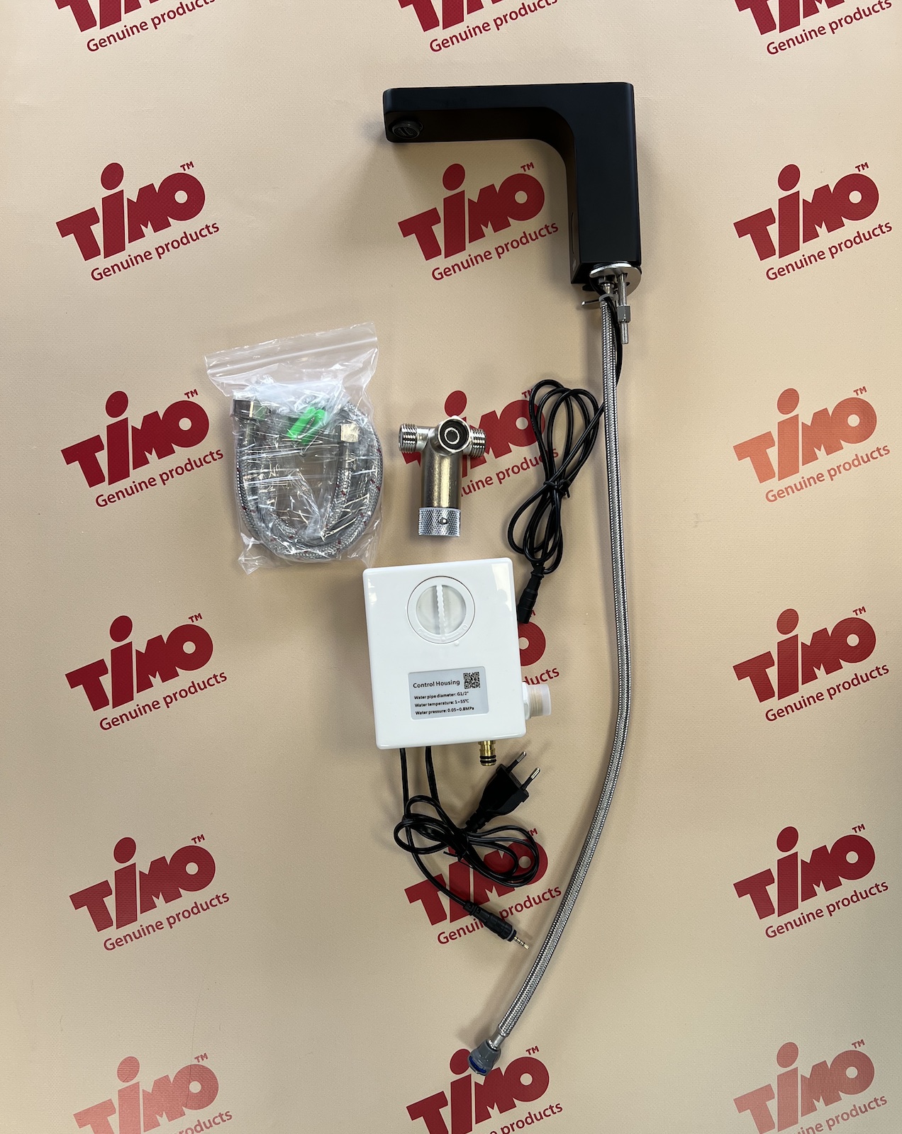 Приобрести смеситель для раковины сенсорный timo torne 4313/03f черный