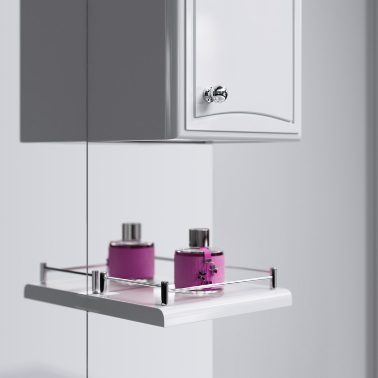 Приобрести зеркало-шкаф aqwella barcelona 65 см с подсветкой ba.02.06