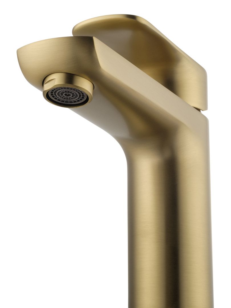 Приобрести смеситель для раковины wonzon & woghand line, брашированное золото (ww-a40732-bg)