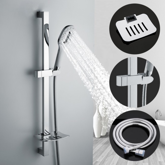 Приобрести gappo душевой гарнитур g8011 с мыльницей, хром 88617