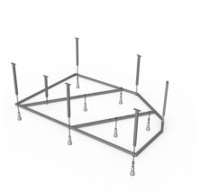 Каркас для ванны Mirsant Ялта Premium 140x90 см