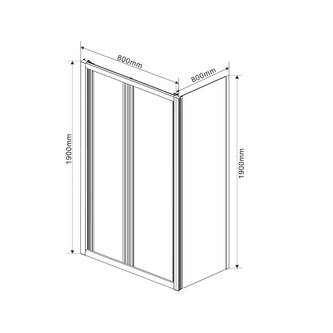 Приобрести vincea душевое ограждение garda 80х80 см, текстурное, хром vsr-1g8080ch