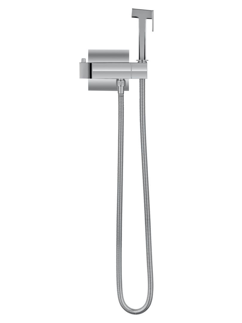 Приобрести смеситель с гигиеническим душем и термостатом встраиваемый wonzon & woghand, хром (ww-88819903-cr)