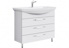 Тумба напольная с раковиной Aqwella Аллегро 105 см Agr.01.10/3