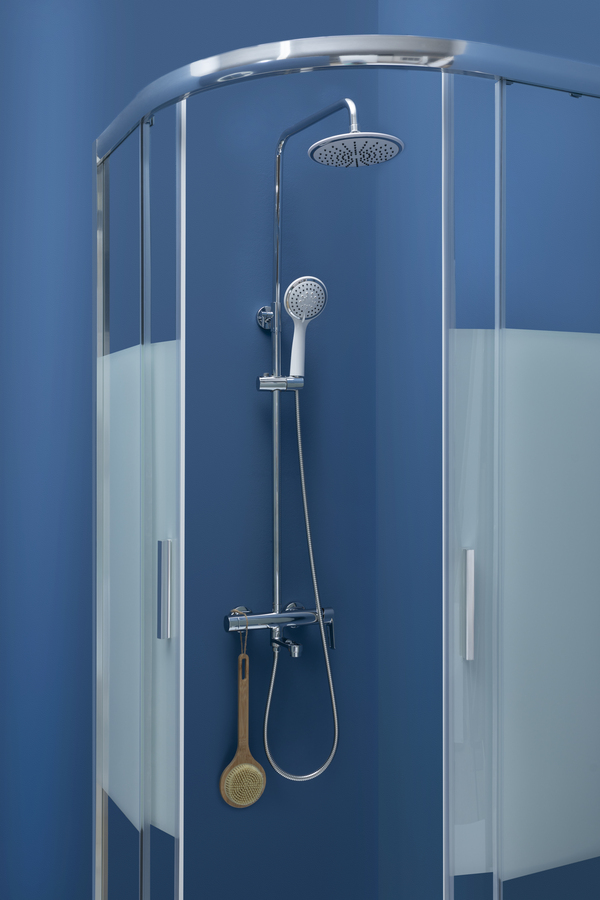 Приобрести aquanet душевая стойка logic 120 см, белый\хром af320-72-r-c