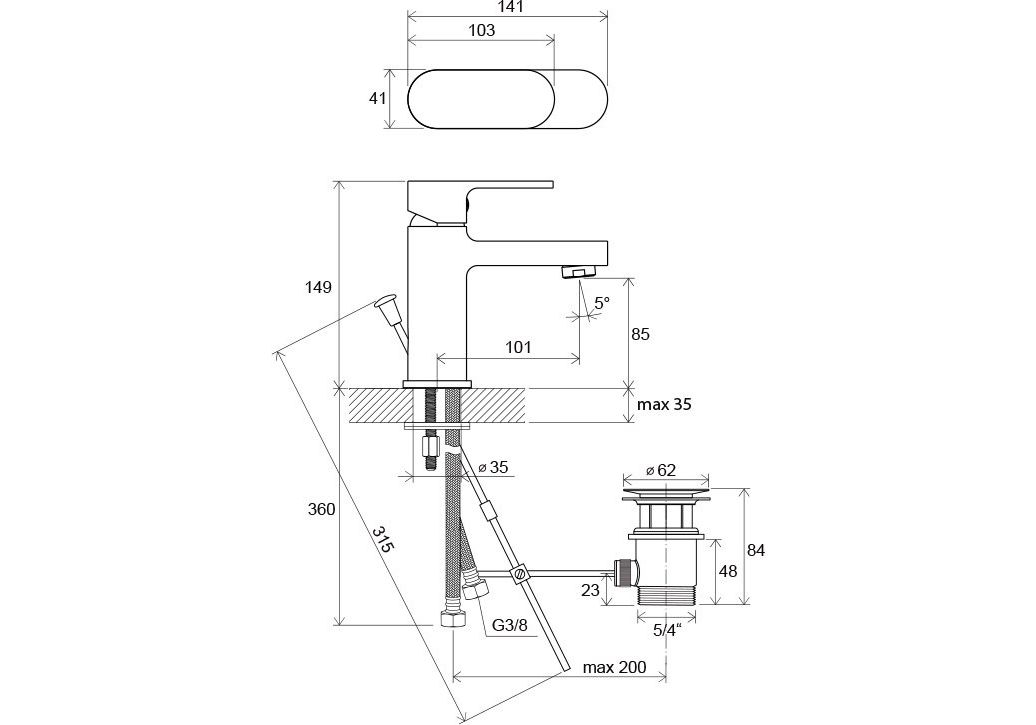 Приобрести смеситель для раковины ravak chrome cr 011.00 x070053