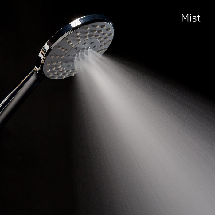 Приобрести iddis душевая лейка 5f 060 256,5мм, пятирежимная, хром 0605f00i19