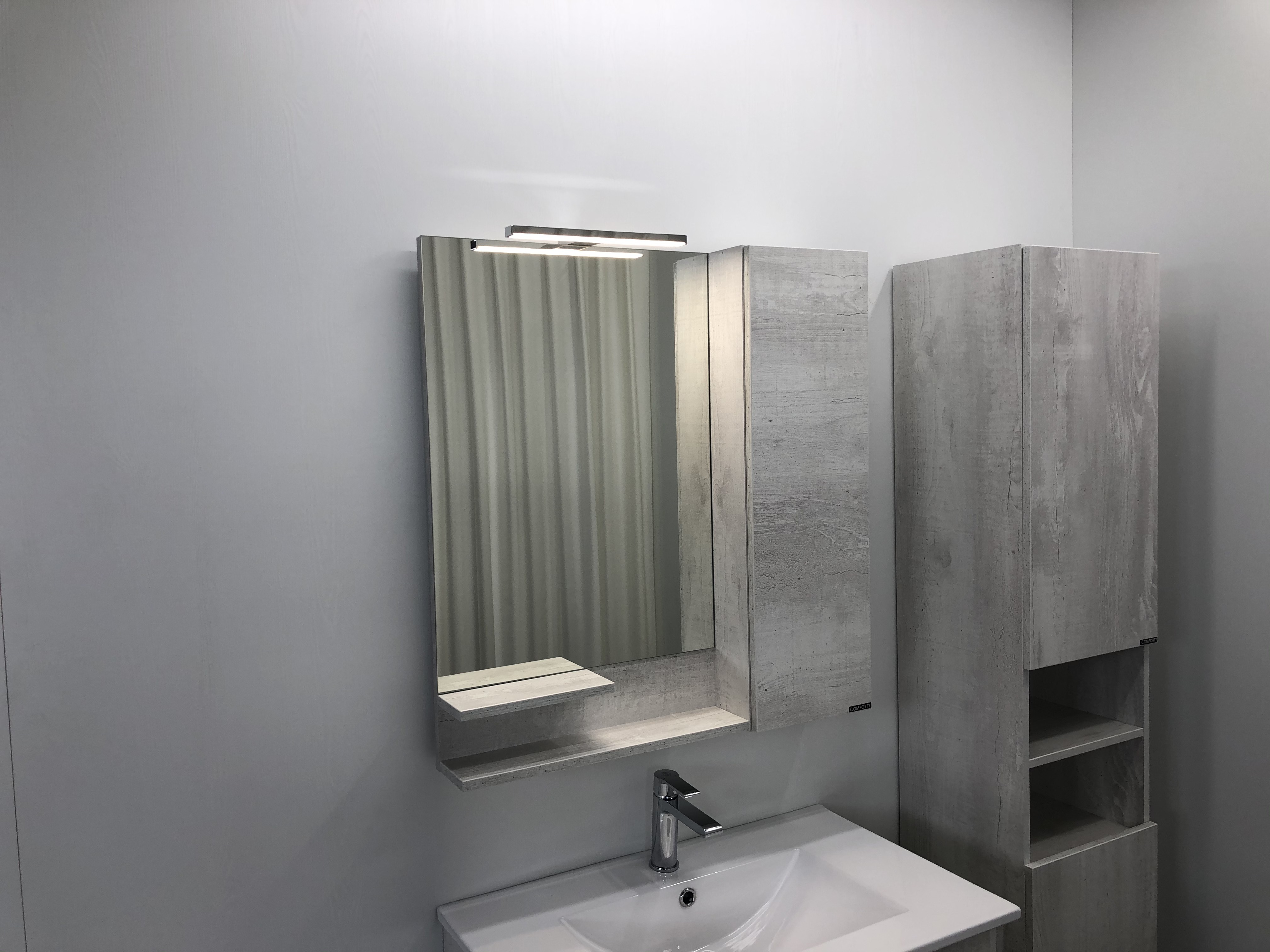 Приобрести сomforty зеркало-шкаф "верона-75", дуб белый