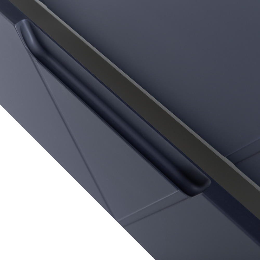 Приобрести belbagno тумба с раковиной vittoria 100 см, подвесная grigio opaco, чёрная раковина