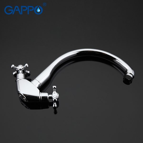 Приобрести gappo смеситель для кухни g4145 с высоким изливом, хром 90224