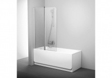 Ravak Шторка для ванны Chrome CVS2 100 см 7QLA0C00Z1 L алюминий/прозрачное