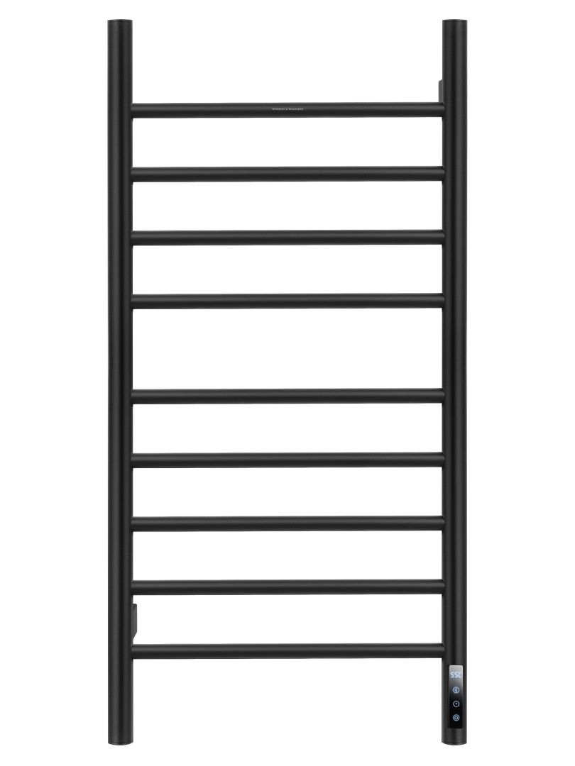 Приобрести полотенцесушитель электрический wonzon & woghand bonn, черный матовый (ww-al409-mb)