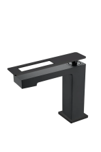 Boheme Смеситель для раковины Q, черный 141-BB