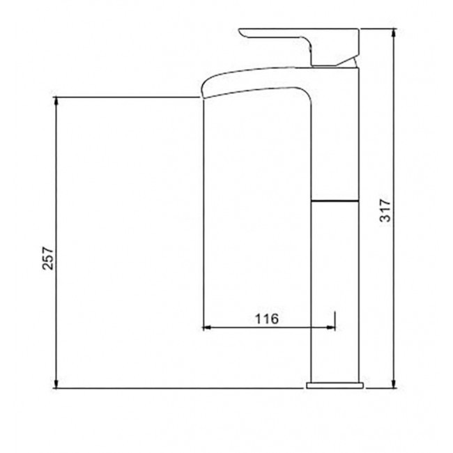 Приобрести gappo смеситель для раковины g1048-31, высокий, белый\хром 99769