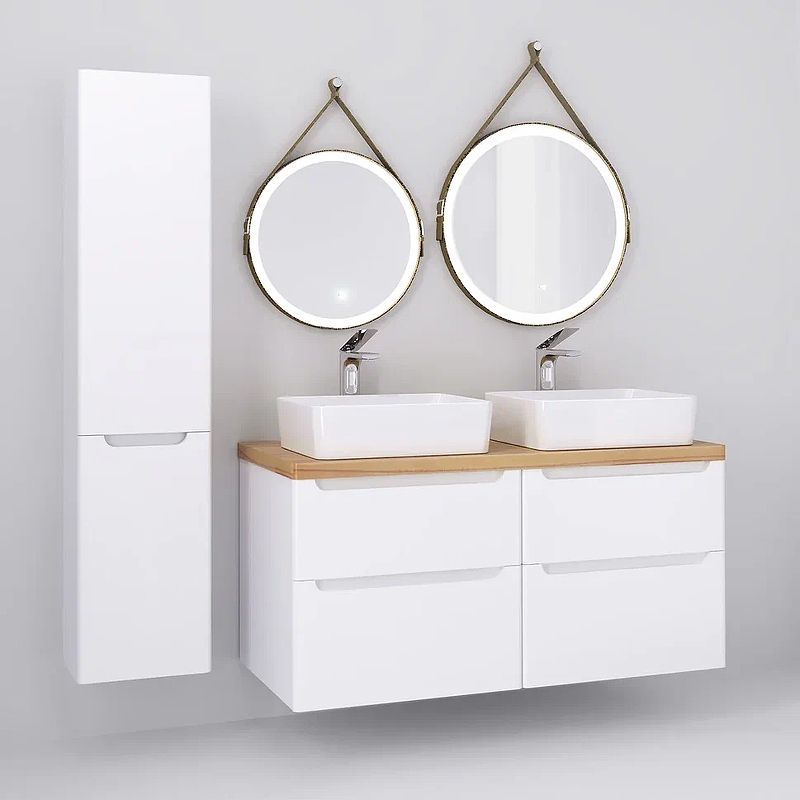 Приобрести jorno пенал подвесной wood 33 см, белый