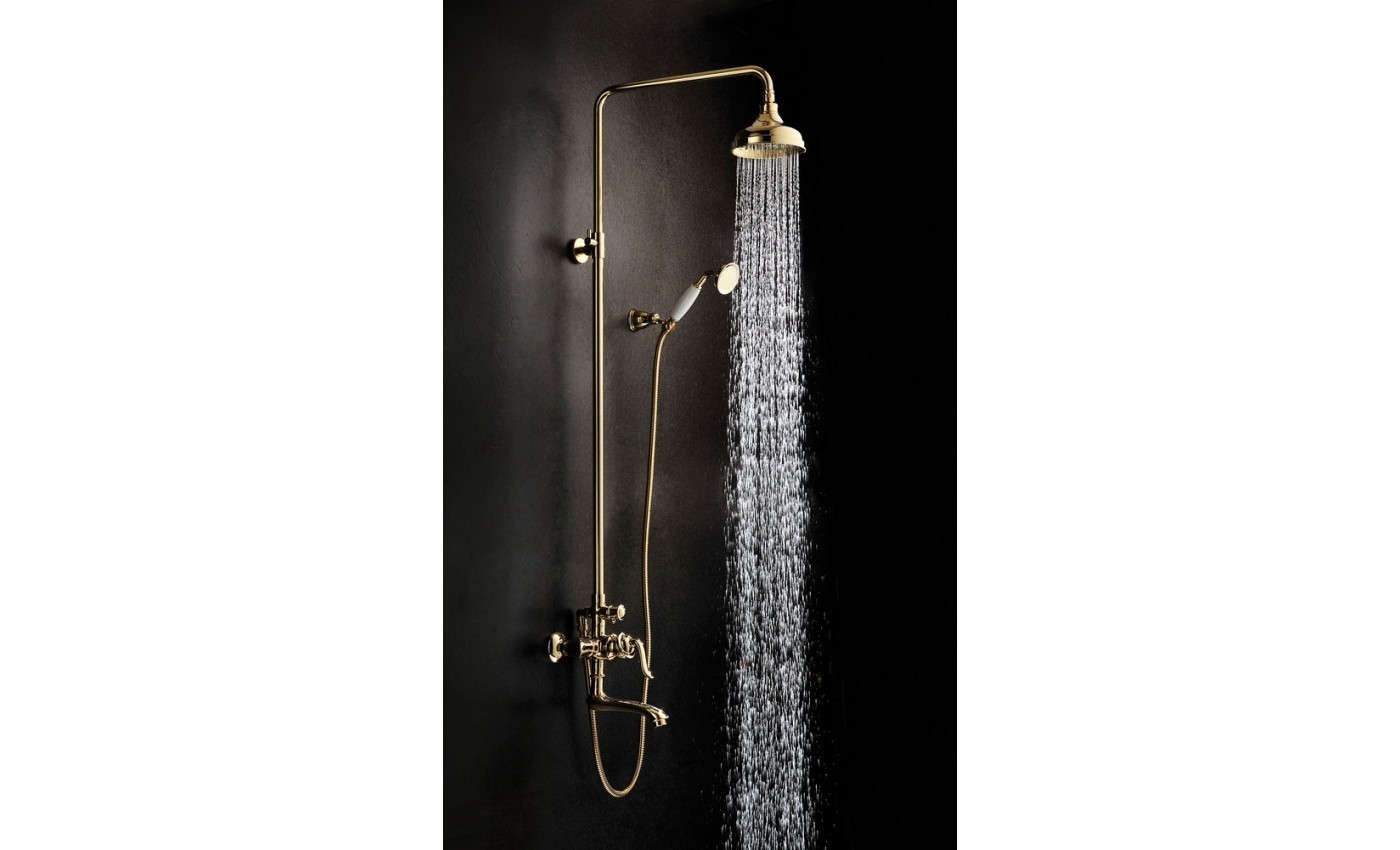 Приобрести lemark душевая система brava с лейкой, золото lm4762g