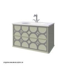 Caprigo Тумба с раковиной CAPRICE 80 см, зеленая, эмаль 25112 1