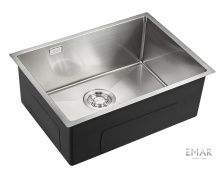 Emar Кухонная мойка 59х42 см, сатин EMB-132 PVD Nano Satine
