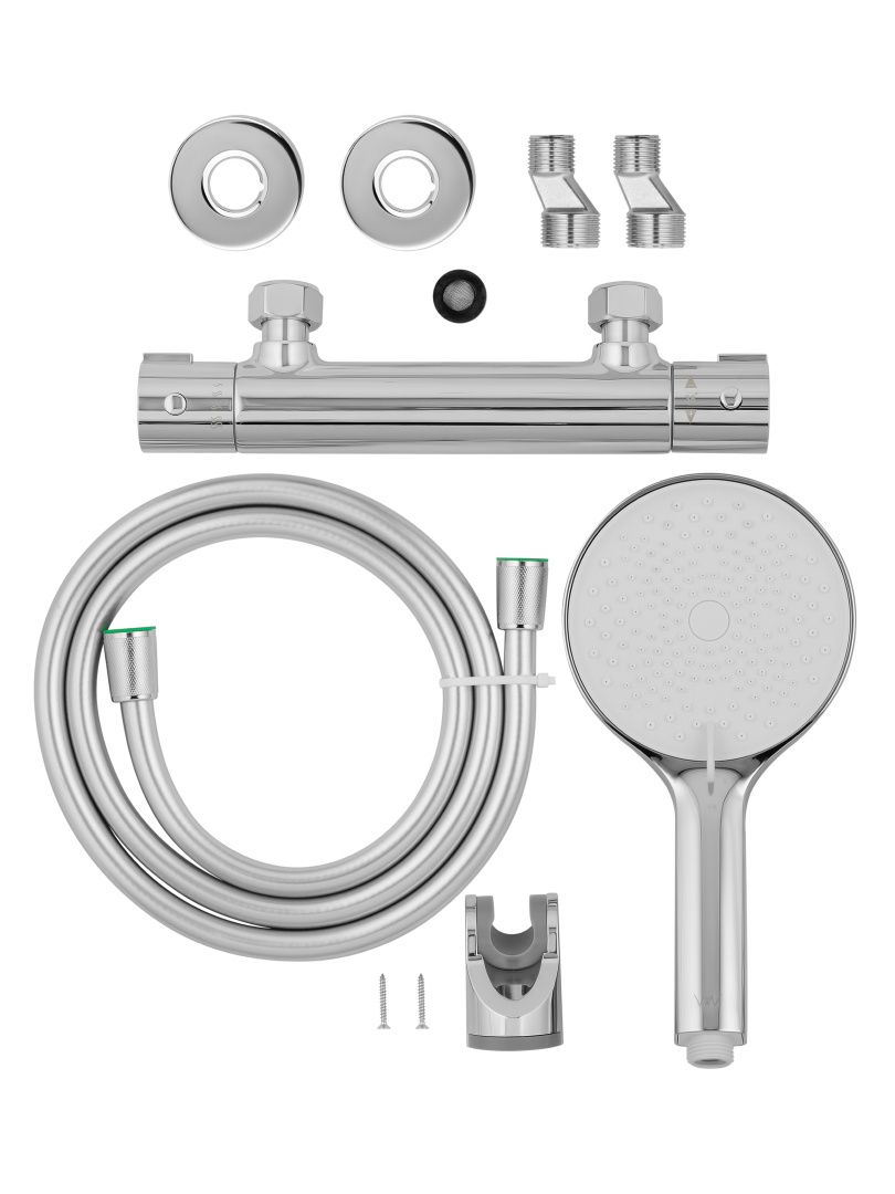 Приобрести смеситель для душа с термостатом wonzon & woghand inn 3, хром (ww-b2065-a-cr)