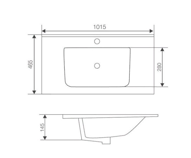 Приобрести mirsant тумба подвесная next 100\1 100 см с раковиной more -100 ут000086062