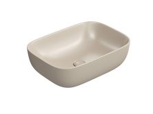 Hayzburg Накладная раковина чаша 45х32 см, капучино матовый HB-0039MC