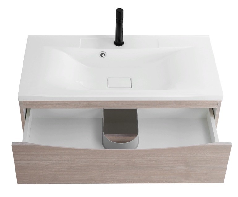 Приобрести тумба подвесная с раковиной belbagno marino-800-2c-so-rg-p 80 см, rovere grigio