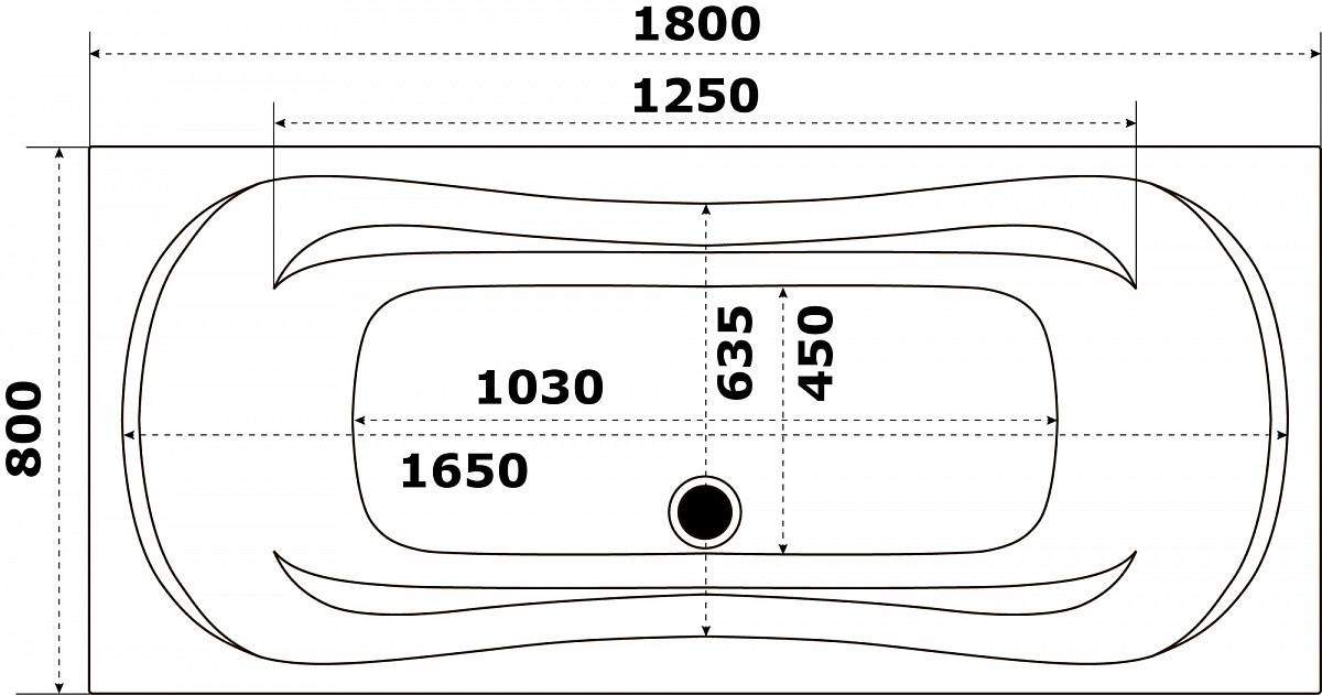 Приобрести акриловая ванна azario верда 180х80см, прямоугольная врв0001