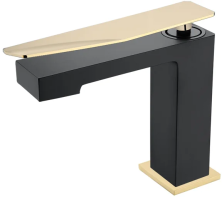 Boheme Смеситель для раковины Q, черный\золото 141-BG.2