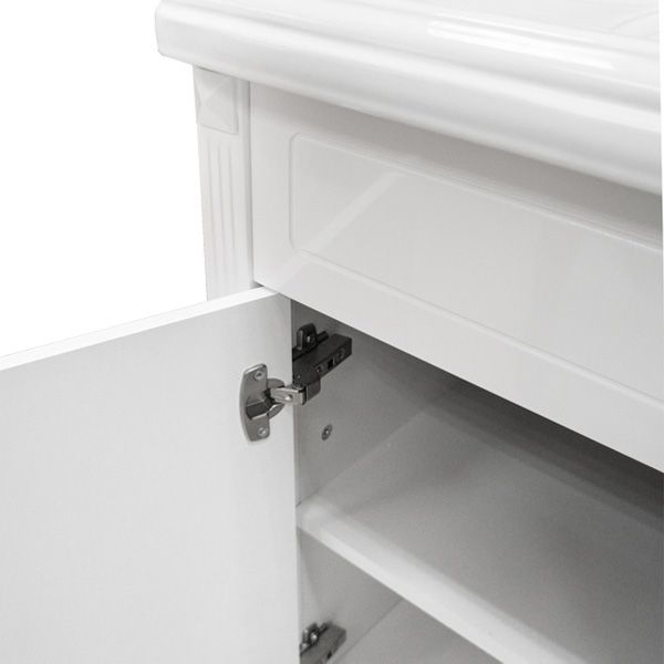 Приобрести сomforty тумба с раковиной "палермо-120" белый глянец