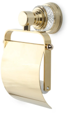 Boheme Держатель туалетной бумаги Aura золото\кристаллы 10241-G
