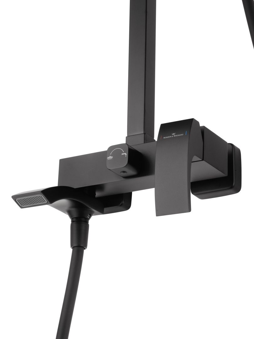 Приобрести душевая система wonzon & woghand fit, черный матовый (ww-88739009-mb)