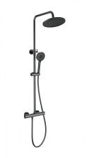 Душевая система с термостатом WONZON & WOGHAND INN 4, Темный графит (WW-B3047-A-BGG)