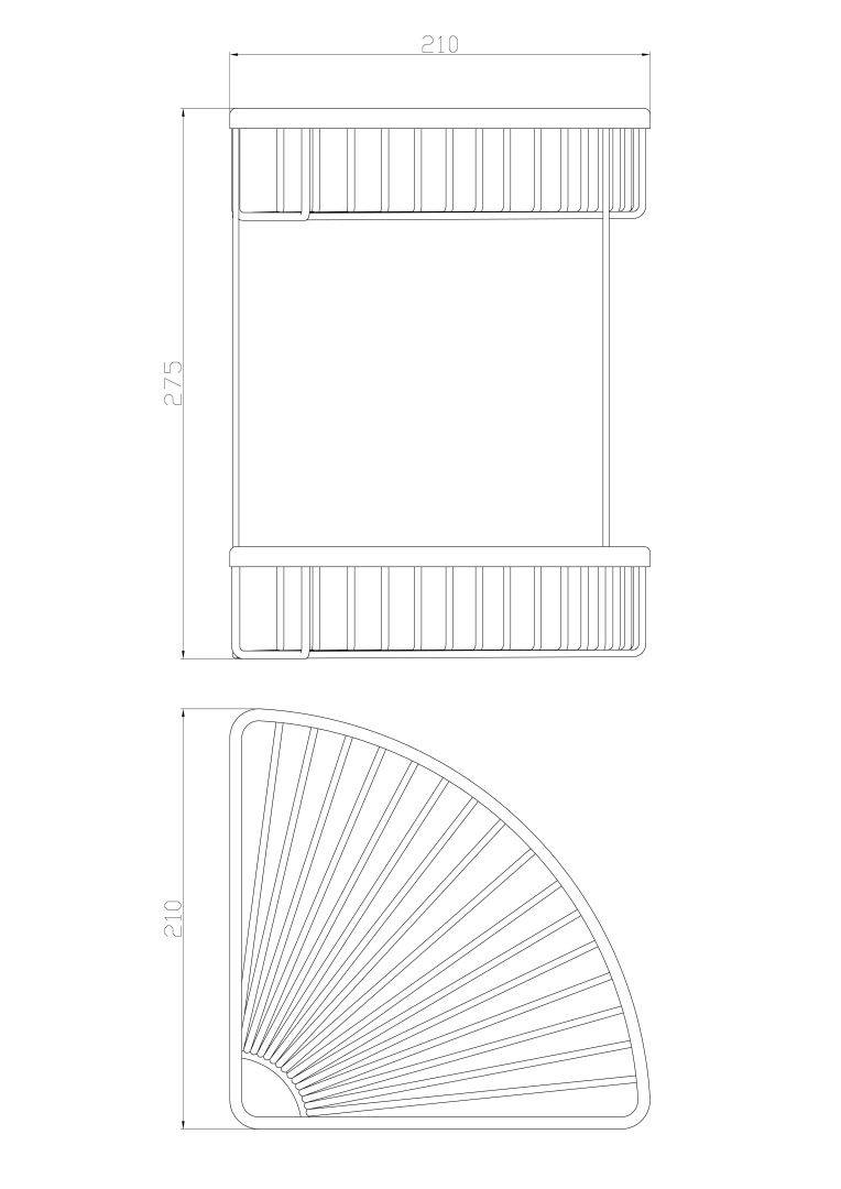 Приобрести полка для ванной 2-х ярусная wonzon & woghand, хром (ww-4128-cr)