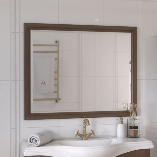 Приобрести caprigo зеркало lion 100 см, темное дерево