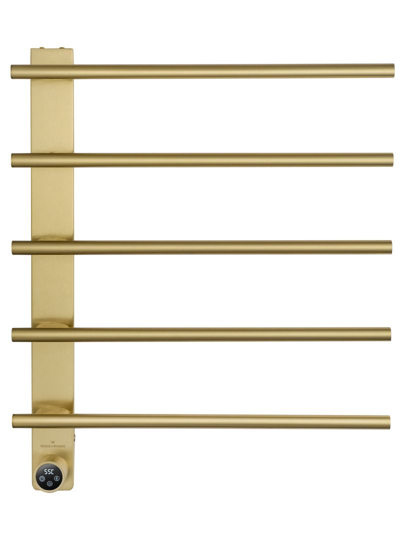 Приобрести полотенцесушитель электрический wonzon & woghand nürnberg, брашированное золото (ww-al345-bg)