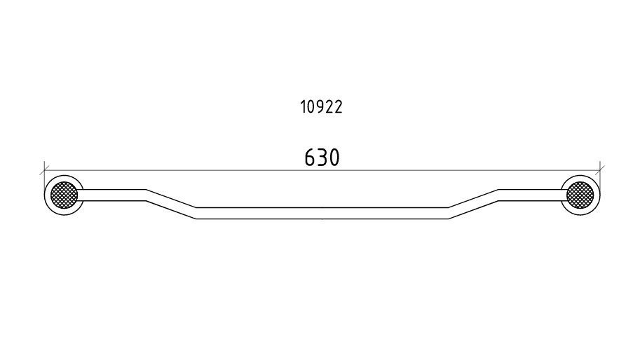 Приобрести boheme полотенцедержатель royale cristal 63 см, золото\белый 10922-g