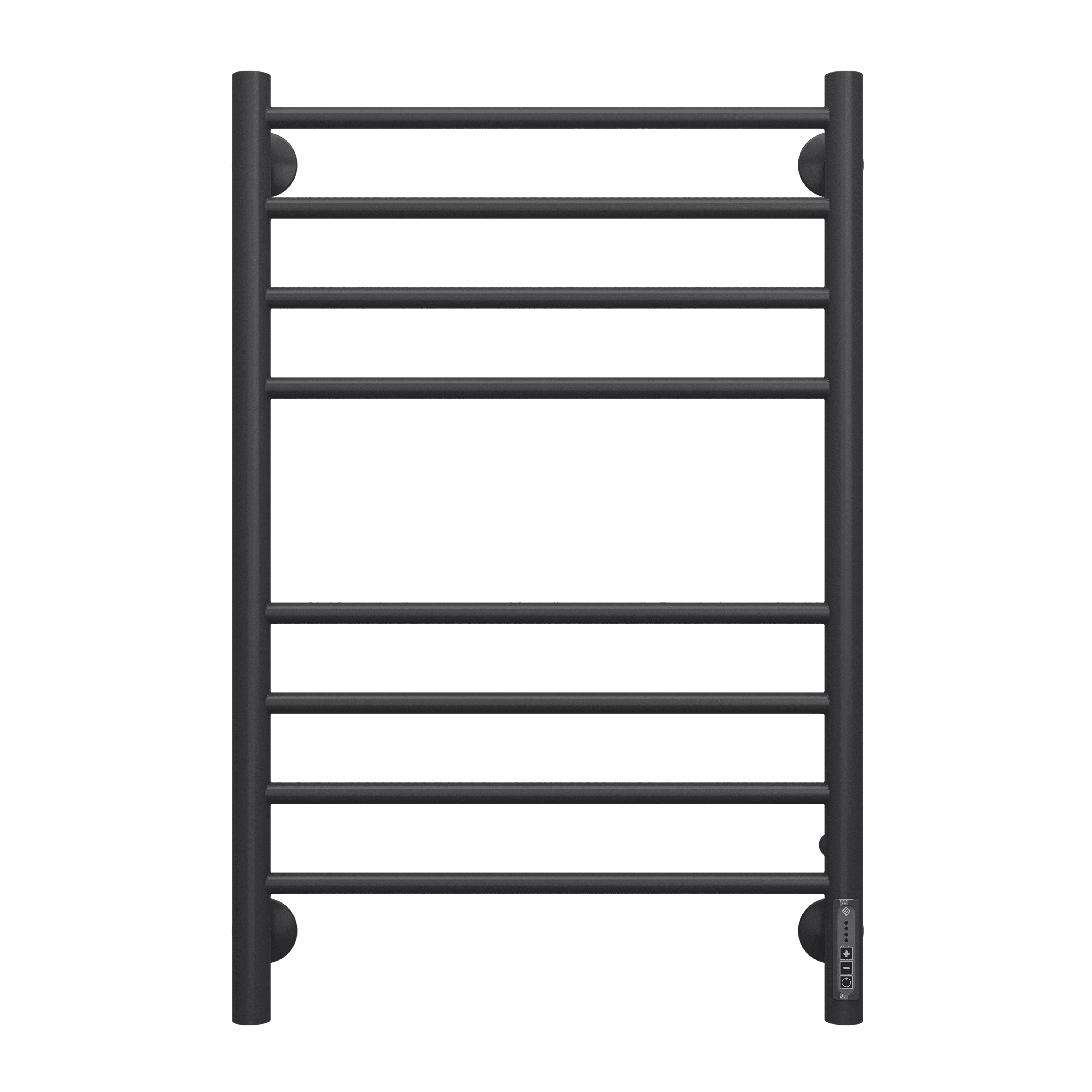 Приобрести полотенцесушитель 500х800 мм электрический terminus аврора п8, кс 9005, черный матовый 4670078527493