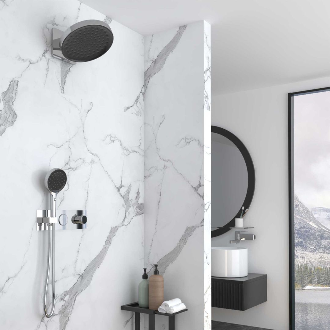 Приобрести vincea встраиваемая душевая система inspire с термостатом, хром vsfw-422ti3ch