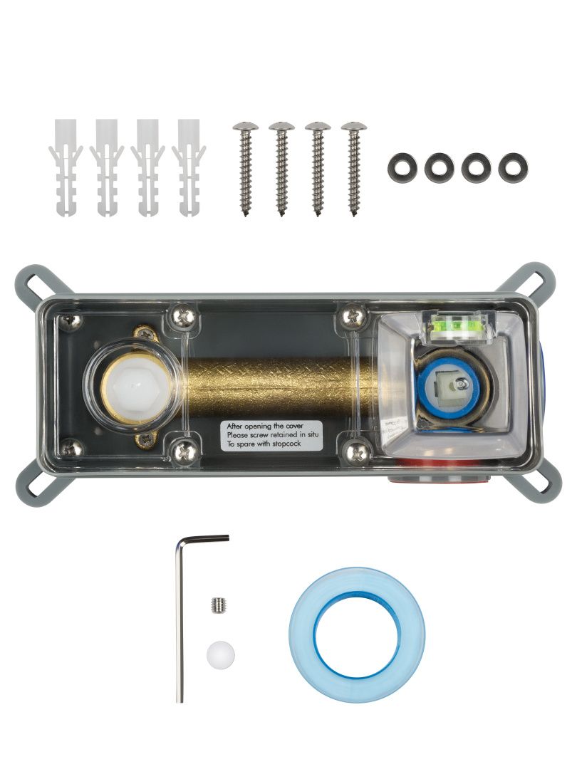 Приобрести смеситель для раковины встраиваемый wonzon & woghand fit, хром (ww-88869009-cr)