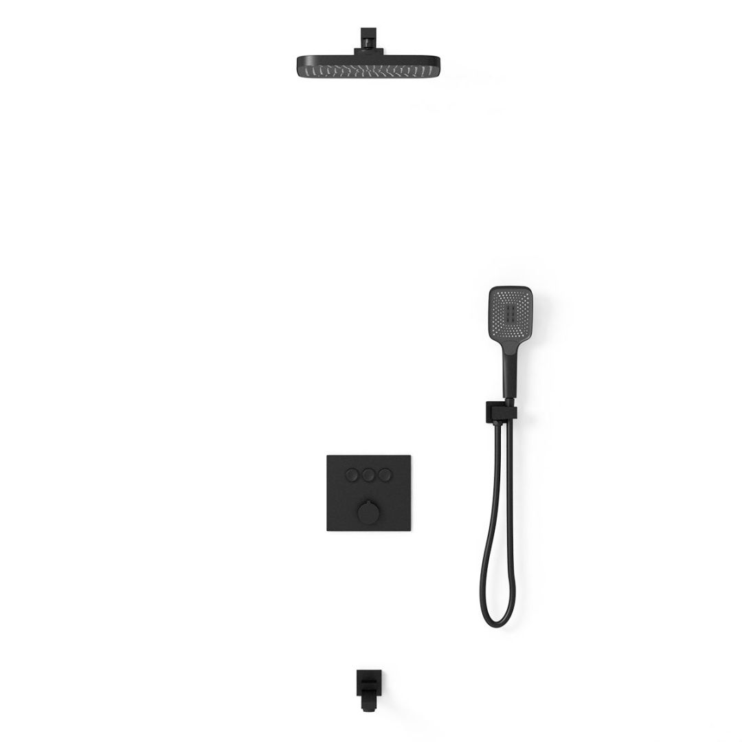 Приобрести vincea встраиваемая душевая система , черная матовая vsfw-4311mb