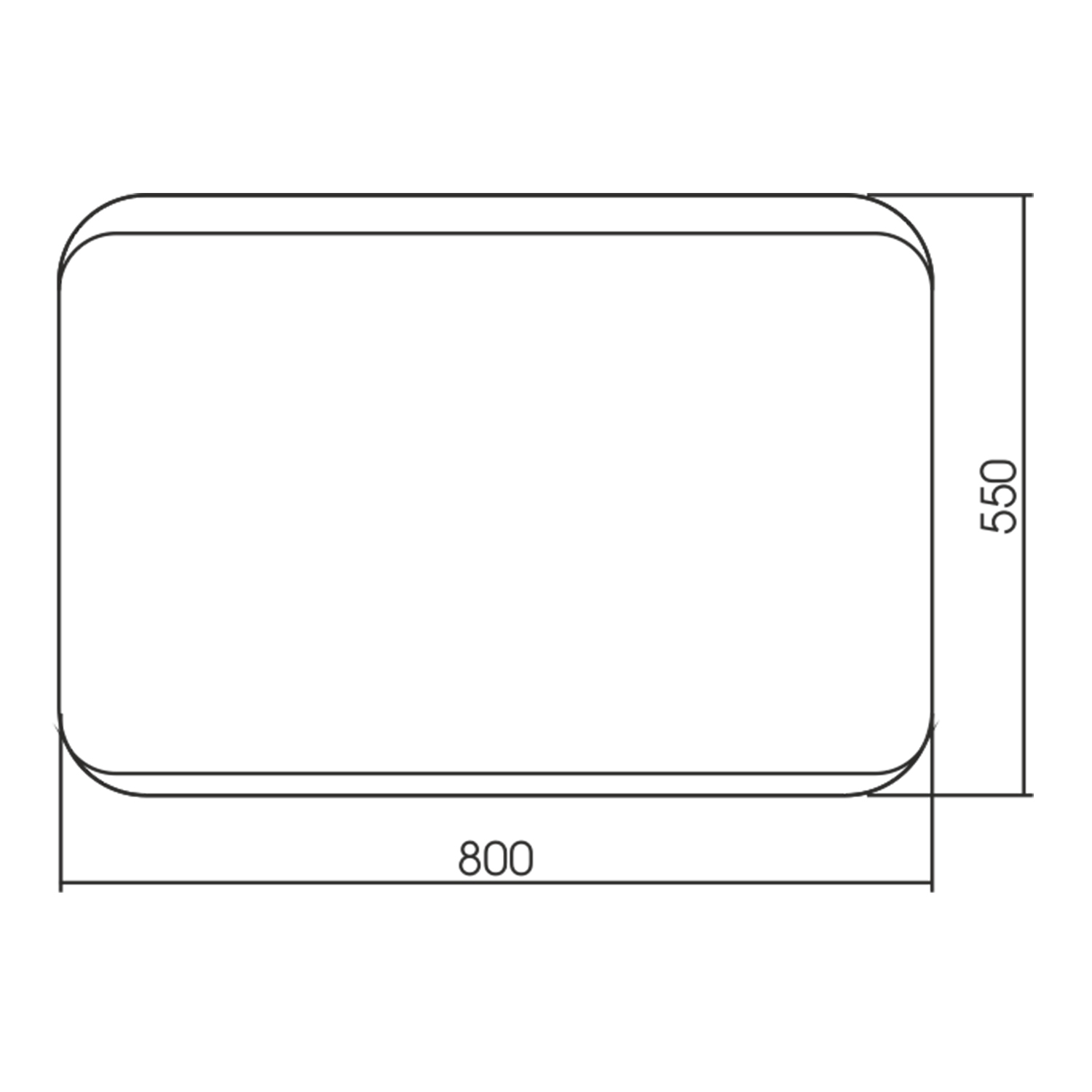 Приобрести loranto зеркало алькон 55х80 см, универсальный крепеж (фр-00002360)