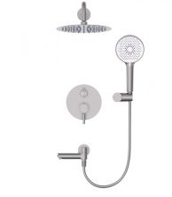 Душевая система встраиваемая WONZON & WOGHAND SOLO, Брашированный никель (WW-939032-BN)