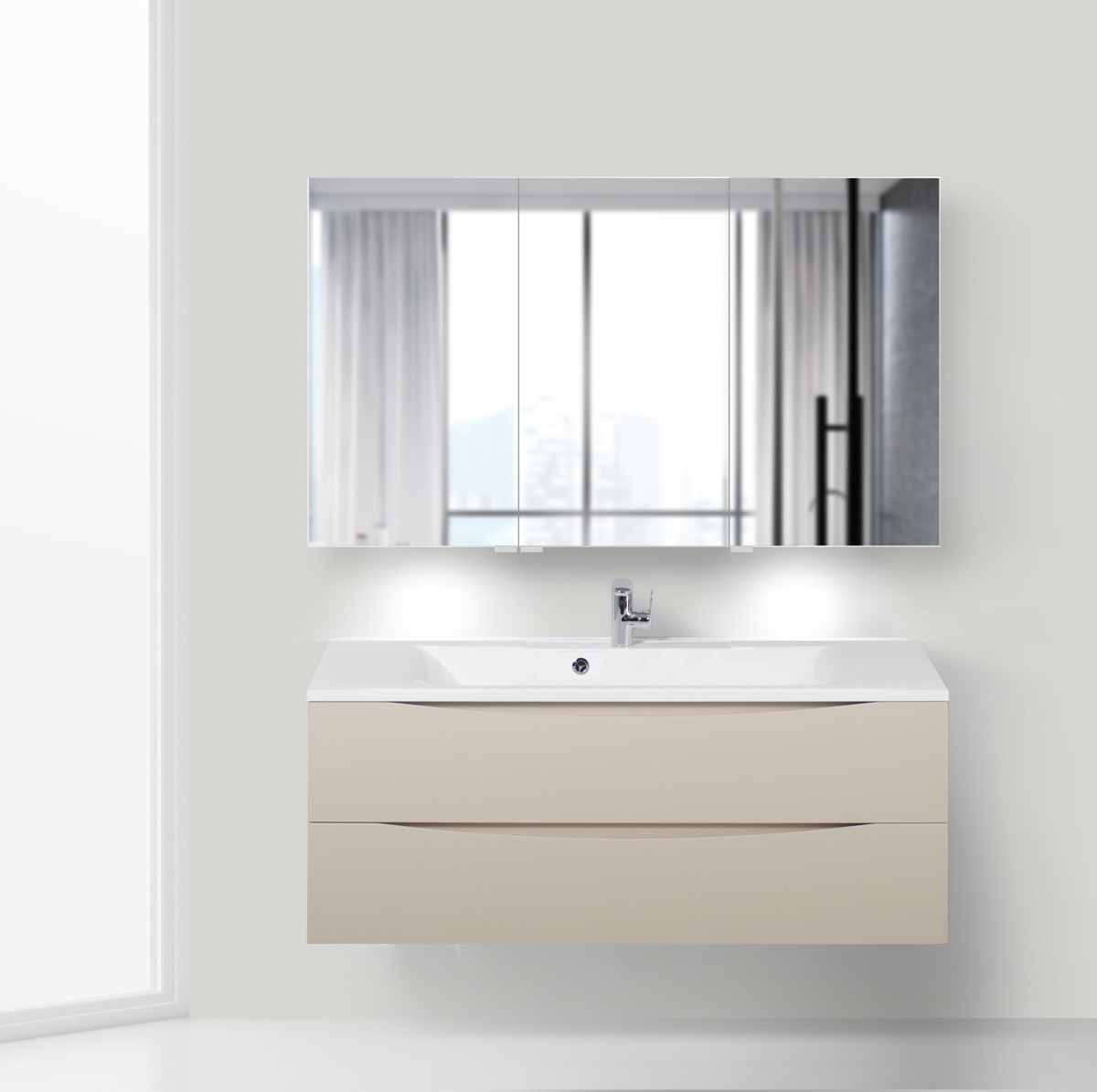Приобрести belbagno зеркало-шкаф 120х70 см spc-3a-dl-bl-1200