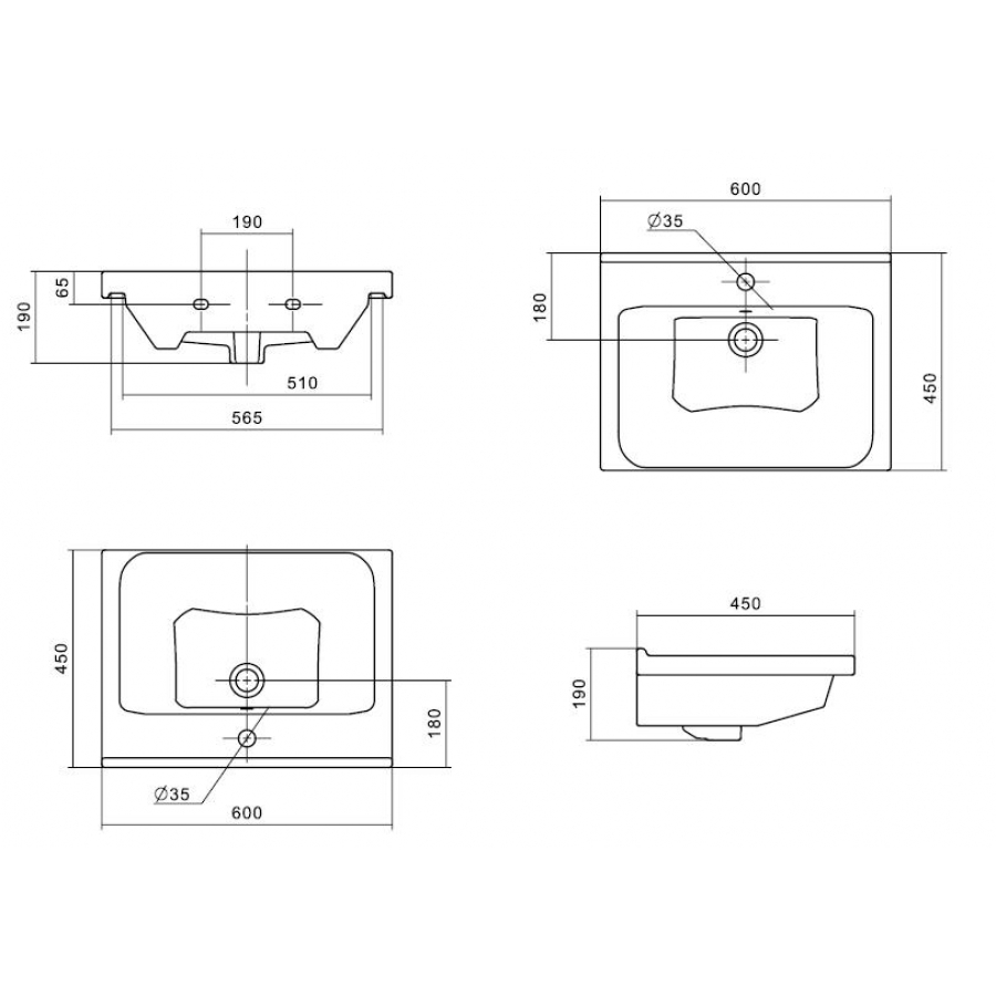 Приобрести mirsant тумба напольная сити 60 см с раковиной миранда-60, белая ут000080936