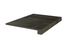 Ступень Coliseumgres Impero Tito 33х45см, черная, фронтальная