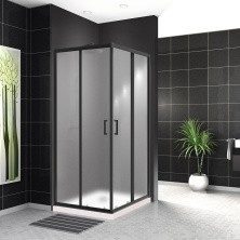 BelBagno Душевое ограждение 90х90 см UNO-195-A-2-90-P-NERO