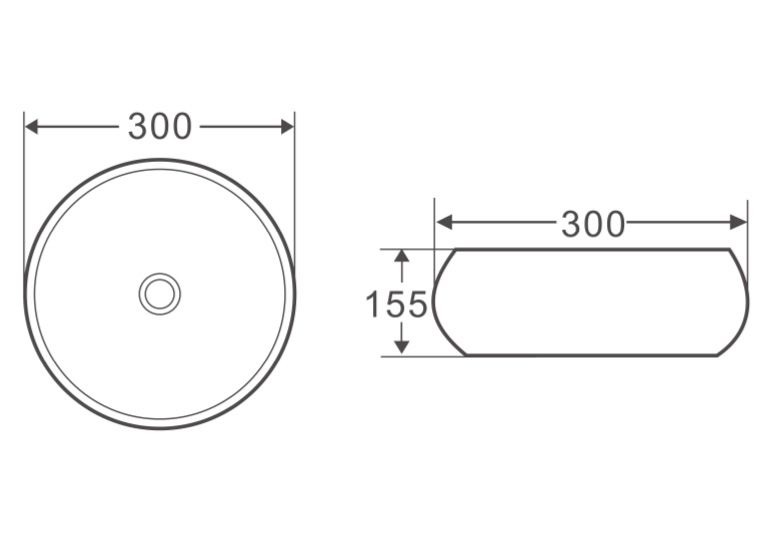 Приобрести раковина-чаша belbagno 30 см bb1114