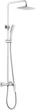 Boheme Душевая система Venturo, белая\хром 378-W