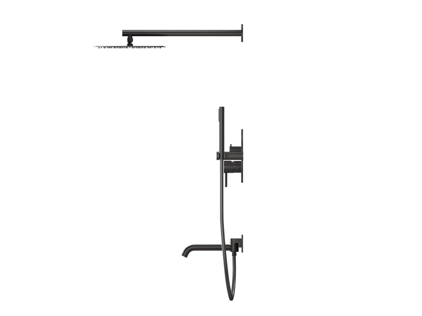 Приобрести hayzburg встраиваемая душевая система, графит hb-2001gg