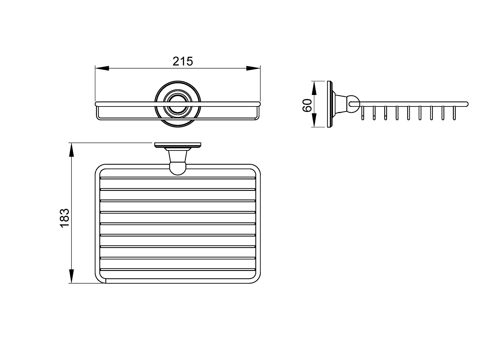 Приобрести полка для мочалок timo nelson 150022/00 хром